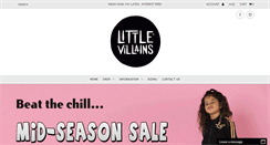 Desktop Screenshot of littlevillains.com